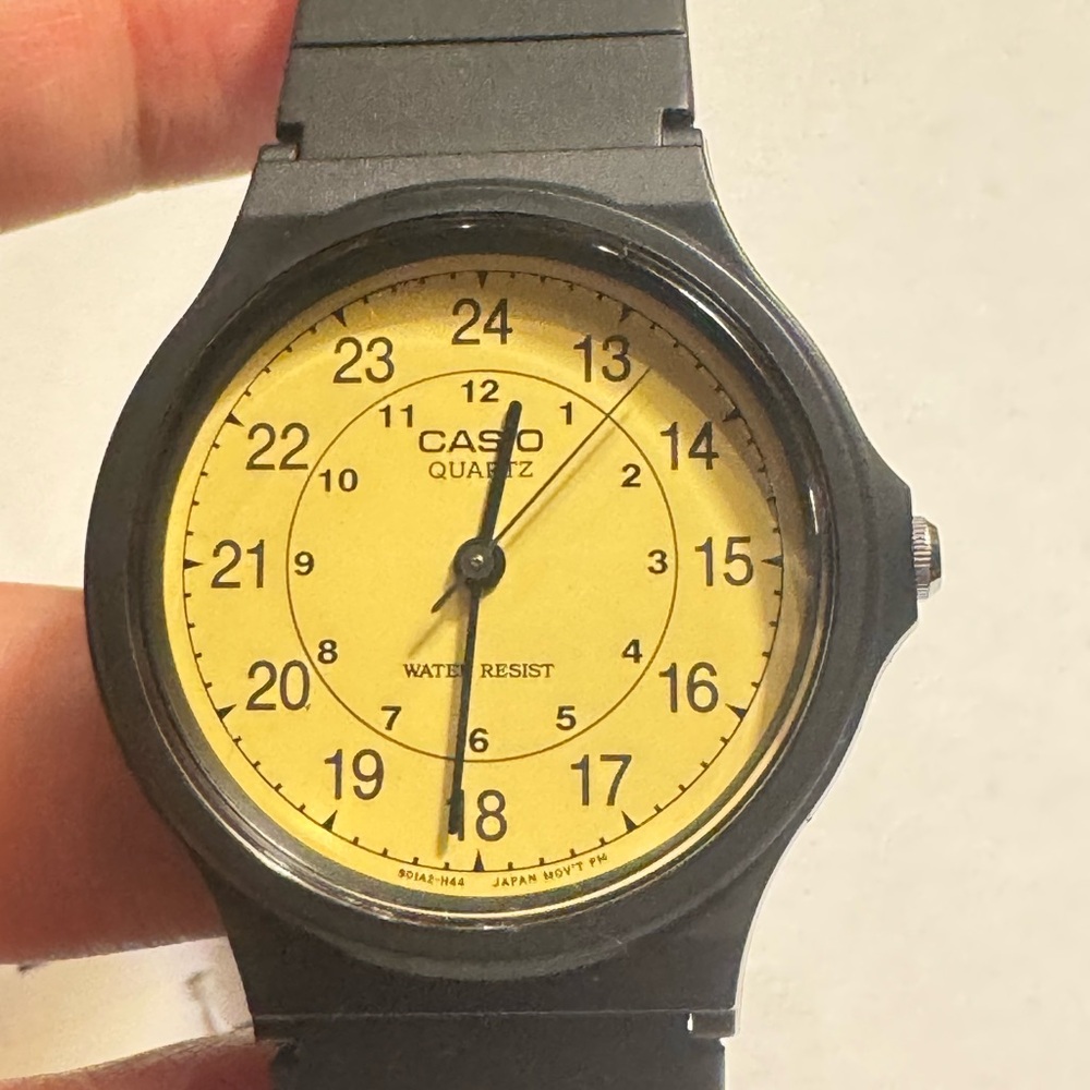 Calvin Klein Black and Yellow Smartwatch with Bold Dial